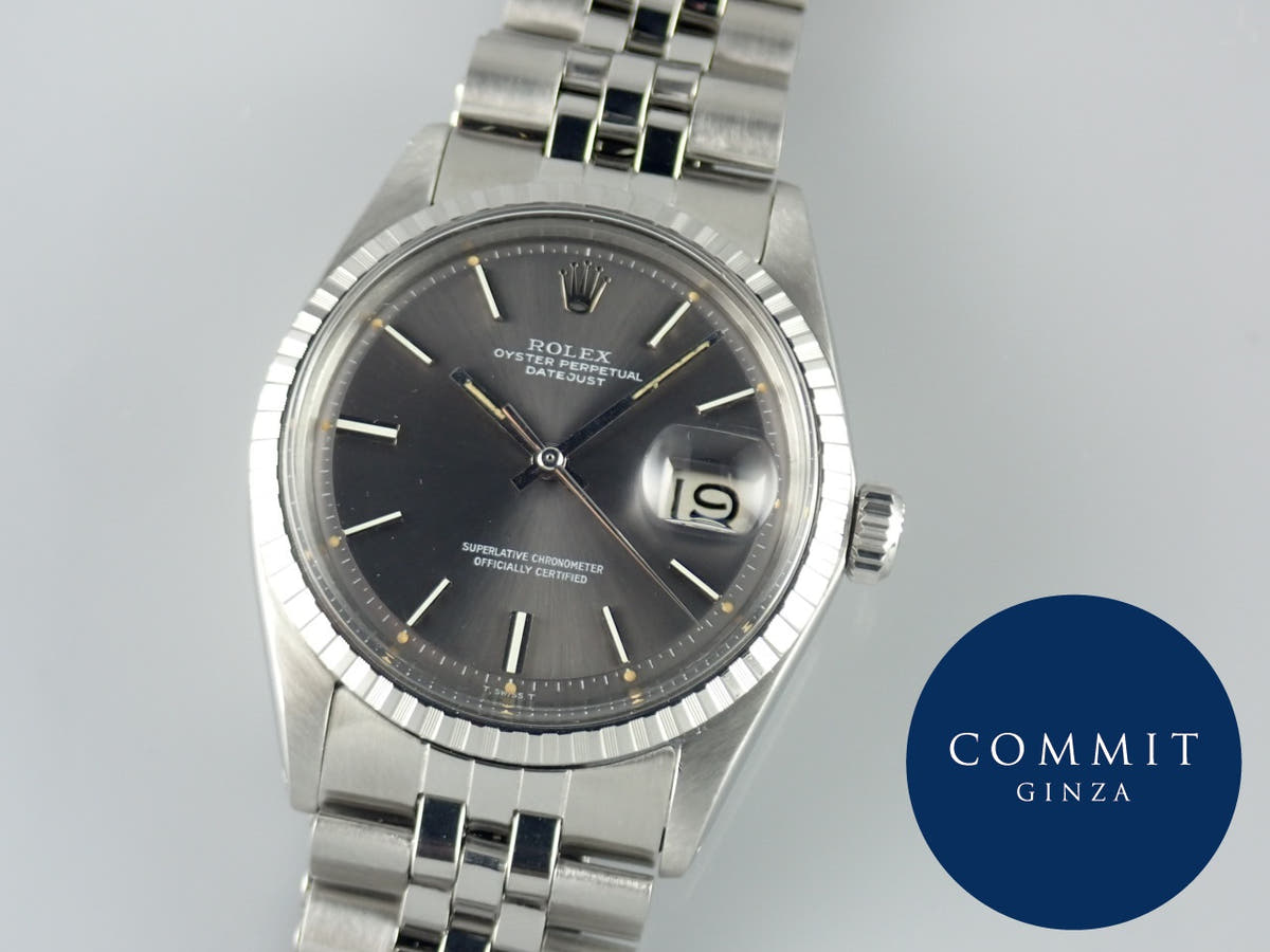 ロレックス デイトジャスト Ref.1603 グレー文字盤 中古 datejust-160