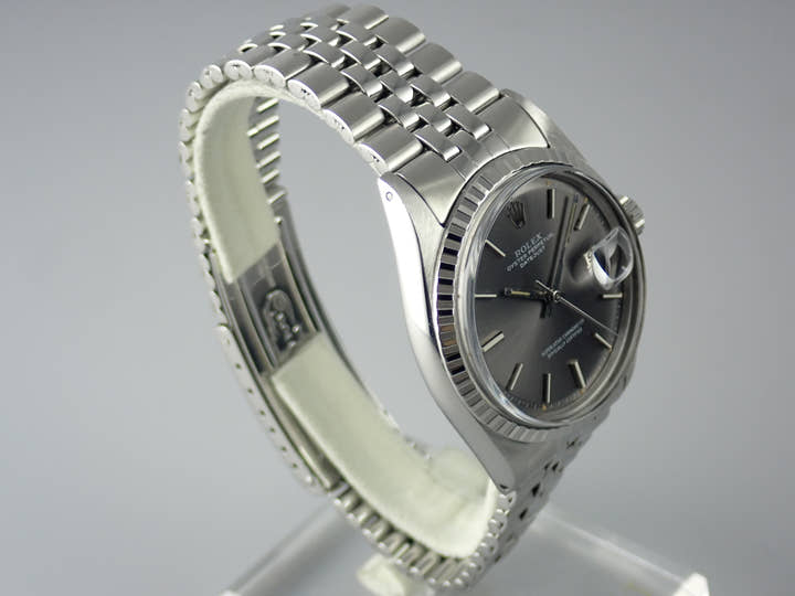 ロレックス デイトジャスト Ref.1603 グレー文字盤 中古 datejust-160