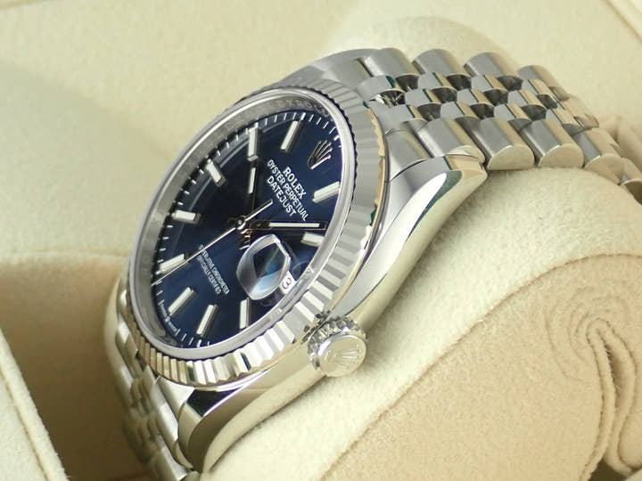 ロレックス デイトジャスト36 Ref.126234 ブルーバー文字盤 未使用 datejust-161 ジュビリーブレスレット