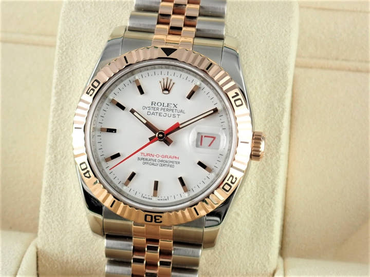 ロレックス デイトジャスト Ref.116261 ホワイト文字盤 中古 datejust-162 ジュビリーブレスレット