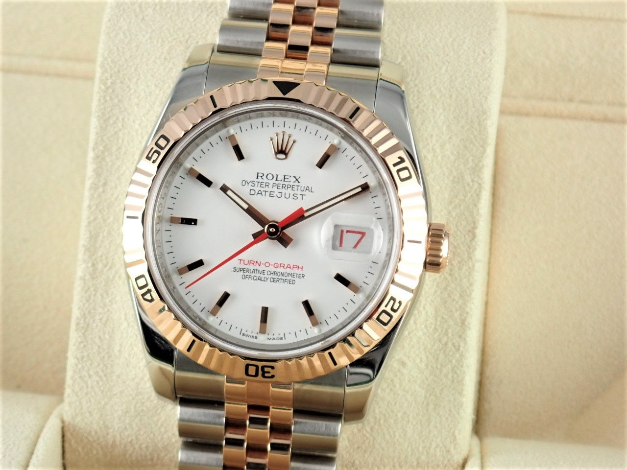 Rolex Datejust Turn-O-Graph White Dial &lt;Warranty, Box, etc.&gt;