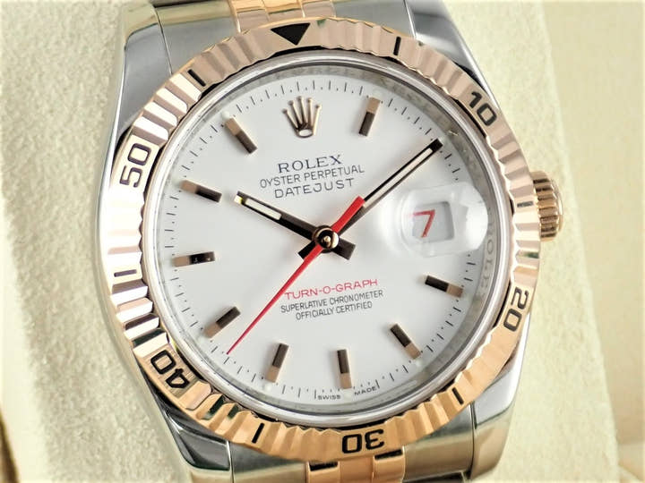 ロレックス デイトジャスト Ref.116261 ホワイト文字盤 中古 datejust-162 ジュビリーブレスレット