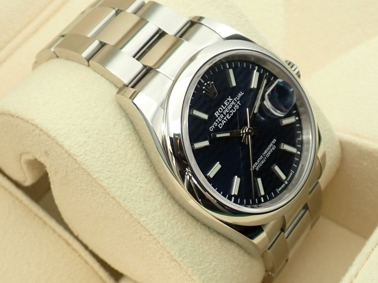 Rolex Datejust 36 Blue Fluted Motif Dial &lt;Warranty, Box, etc.&gt;