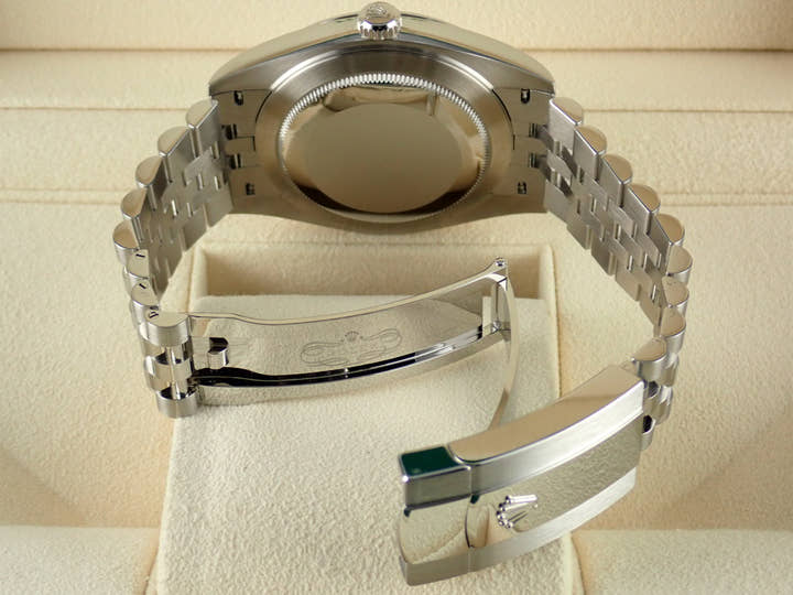 ロレックス デイトジャスト Ref.126300 ブルー文字盤 未使用 datejust-163 ジュビリーブレスレット