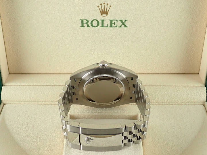 ロレックス デイトジャスト Ref.126300 ブルー文字盤 未使用 datejust-163 ジュビリーブレスレット
