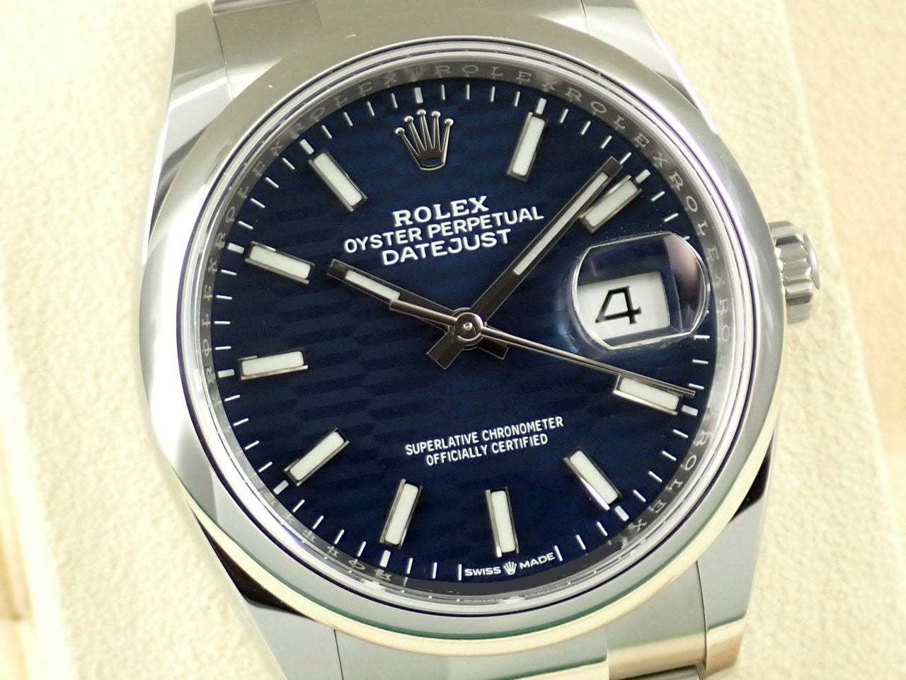 Rolex Datejust 36 Blue Fluted Motif Dial &lt;Warranty, Box, etc.&gt;