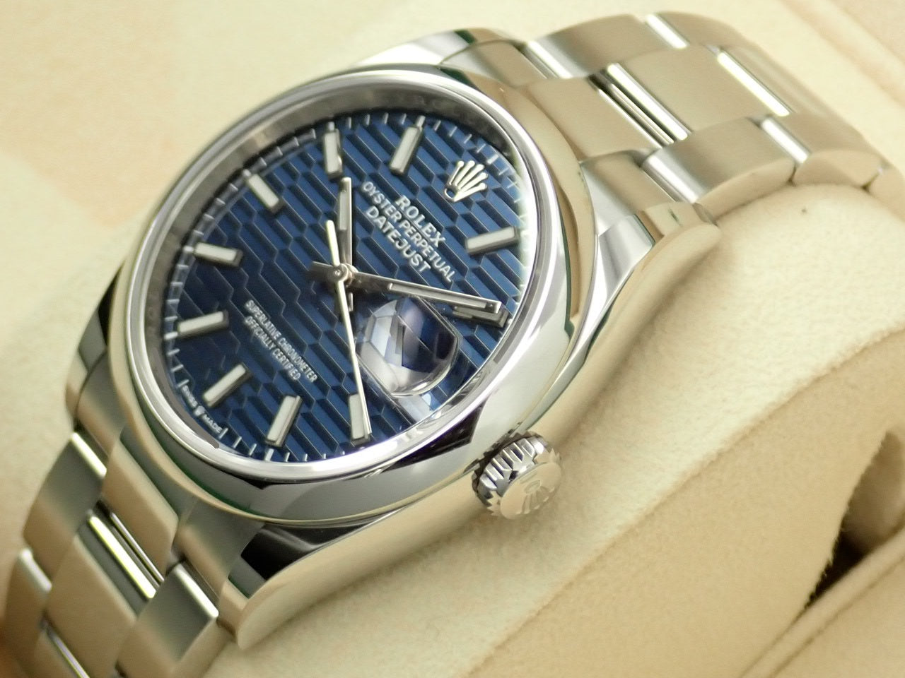 Rolex Datejust 36 Blue Fluted Motif Dial &lt;Warranty, Box, etc.&gt;