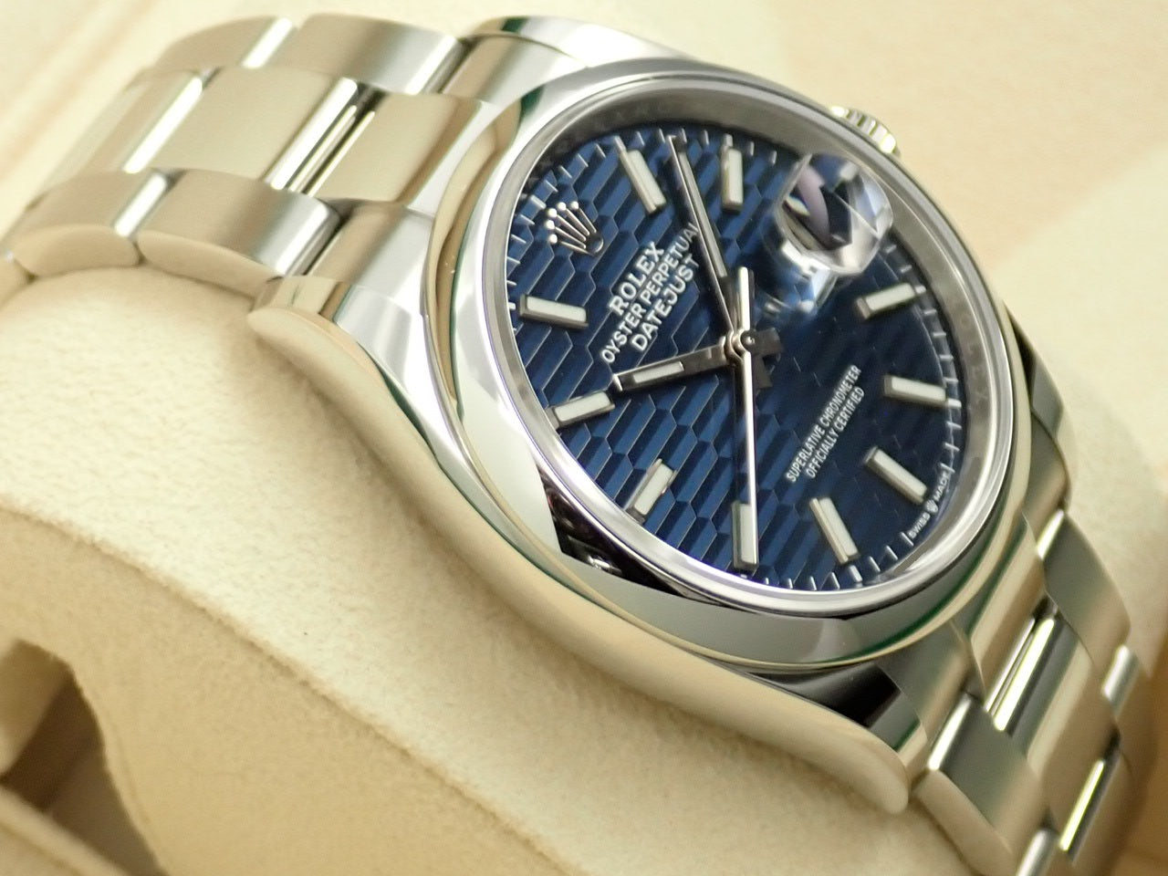 Rolex Datejust 36 Blue Fluted Motif Dial &lt;Warranty, Box, etc.&gt;