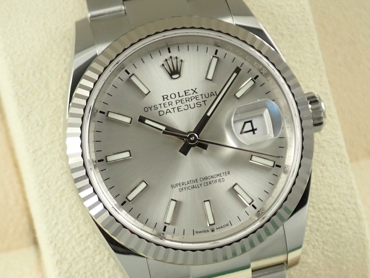 Rolex Datejust 36 Silver Bar Dial &lt;Warranty, Box, etc.&gt;