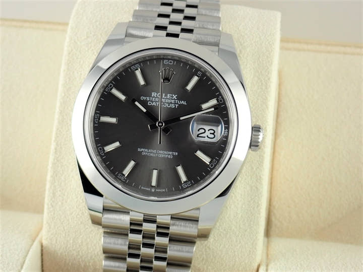 Rolex Datejust Ref. 126300 Dark Rhodium Dial, Unused, with Jubilee Bracelet (datejust-164)