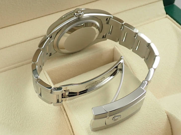 ロレックス デイトジャスト36 Ref.126234 ステンレススチール/ホワイトゴールド スレート文字盤 オイスターブレスレット