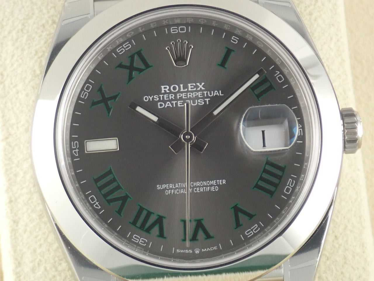 Rolex Datejust 41 Wimbledon Dial [Unused] &lt;New warranty, box, etc.&gt;