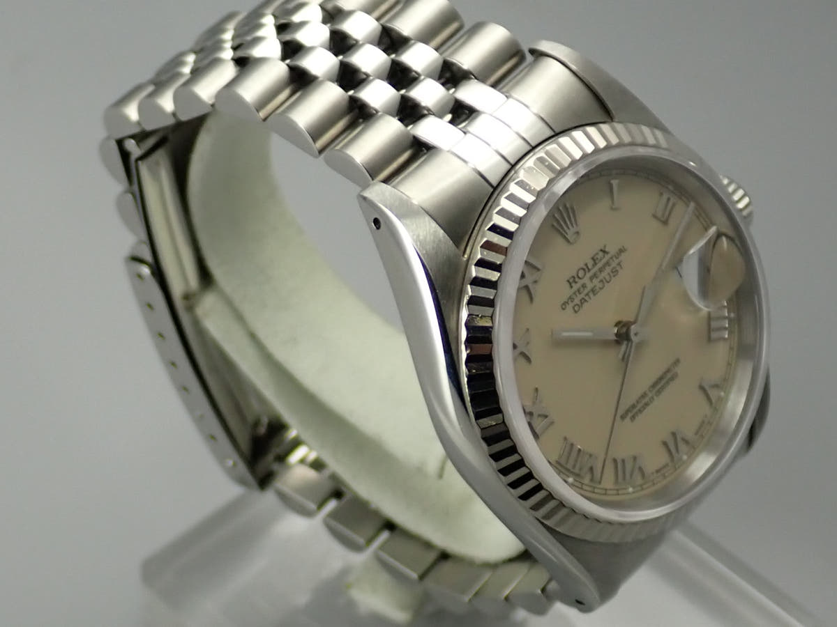 ロレックス デイトジャスト Ref.16234 アイボリー文字盤 美品 M7Y11R83