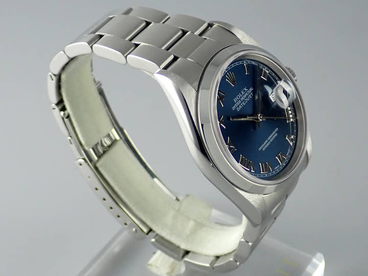 ロレックス デイトジャスト Ref.16200 ブルー文字盤 中古 datejust-167