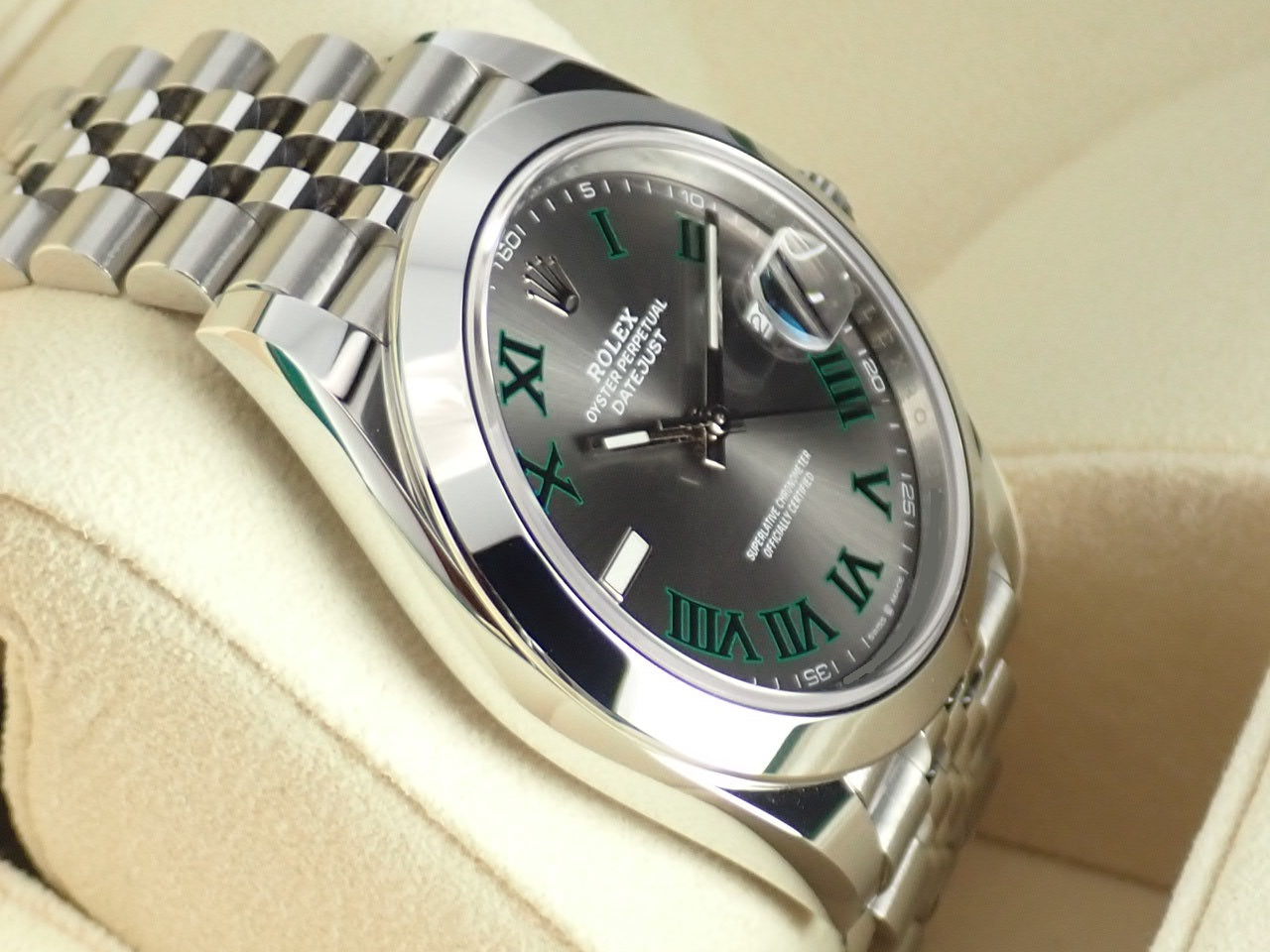 Rolex Datejust 41 Wimbledon dial [Excellent condition] [New warranty, box, etc.]