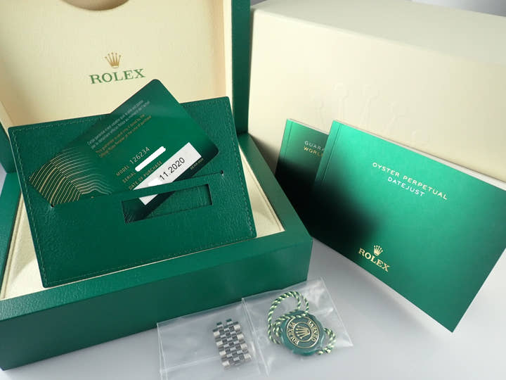 ロレックス デイトジャスト36 Ref.126234 ブルーバー文字盤 未使用 datejust-170 ジュビリーブレスレット