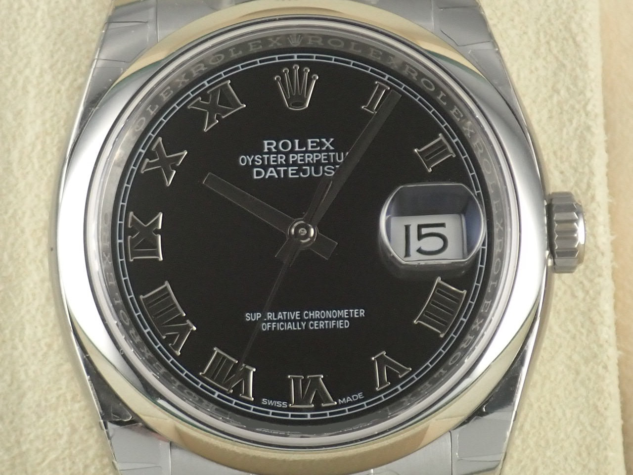 Rolex Datejust Black Roman [Unused] &lt;Warranty, Box, etc.&gt;