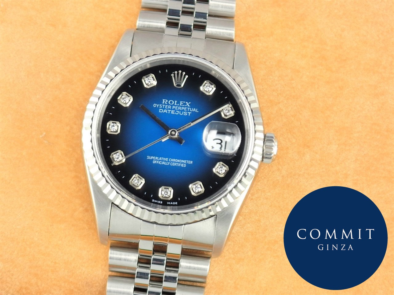 Rolex Datejust 10P Diamond Blue Gradient &lt;Warranty, Box, etc.&gt;