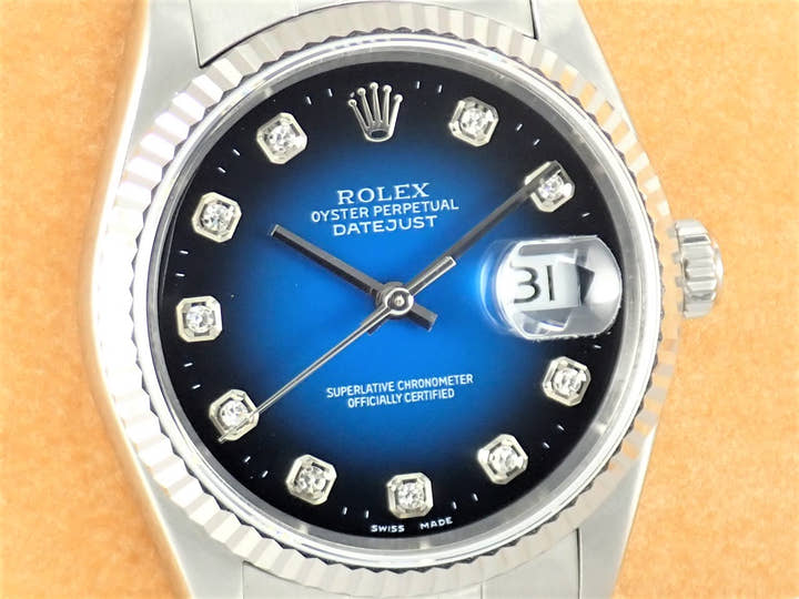 ロレックス デイトジャスト Ref.16234 ブルーグラデーション文字盤 中古 datejust-174 ジュビリーブレスレット