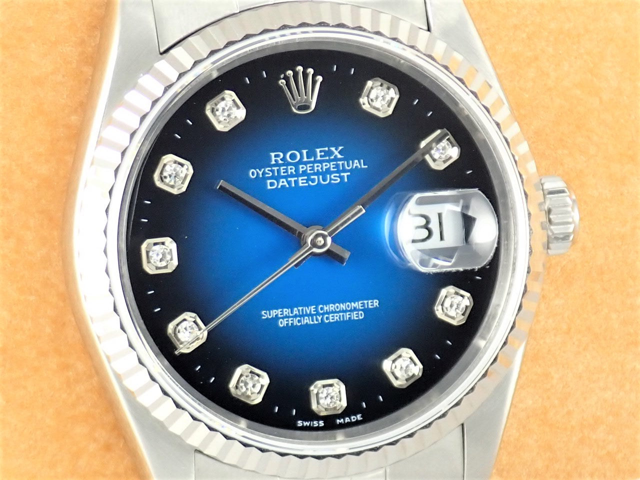 Rolex Datejust 10P Diamond Blue Gradient &lt;Warranty, Box, etc.&gt;