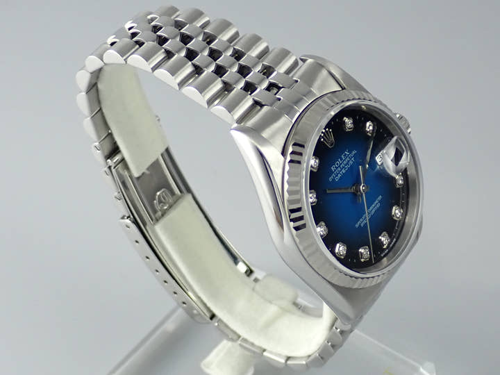 ロレックス デイトジャスト Ref.16234 ブルーグラデーション文字盤 中古 datejust-174 ジュビリーブレスレット