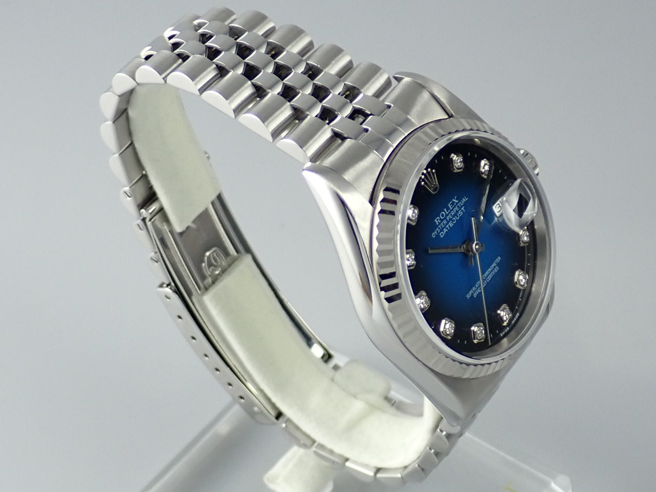 Rolex Datejust 10P Diamond Blue Gradient &lt;Warranty, Box, etc.&gt;