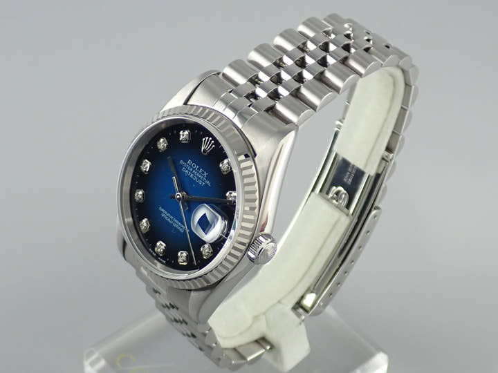 ロレックス デイトジャスト Ref.16234 ブルーグラデーション文字盤 中古 datejust-174 ジュビリーブレスレット