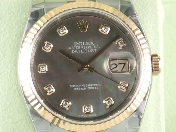 ロレックス デイトジャスト Ref.116231NG シェル文字盤 中古 datejust-176 ジュビリーブレスレット