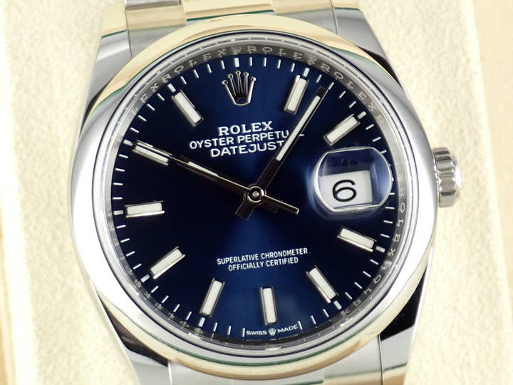 ロレックス デイトジャスト Ref.126200 ブルー文字盤 中古 datejust-179