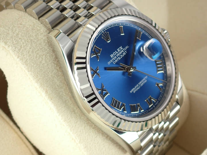 ロレックス デイトジャスト Ref.126334 ブルーローマン文字盤 中古 datejust-181 ジュビリーブレスレット