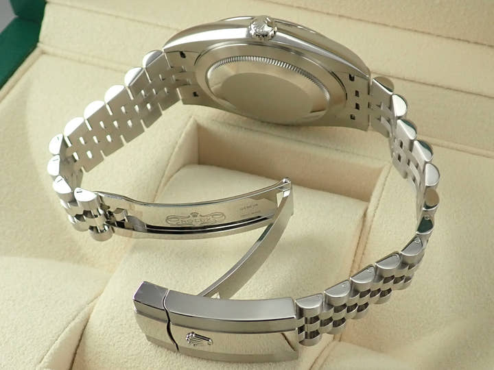 ロレックス デイトジャスト41 Ref.126300 ステンレススチール スレートローマン文字盤 ジュビリーブレスレット 極美品 173763KL