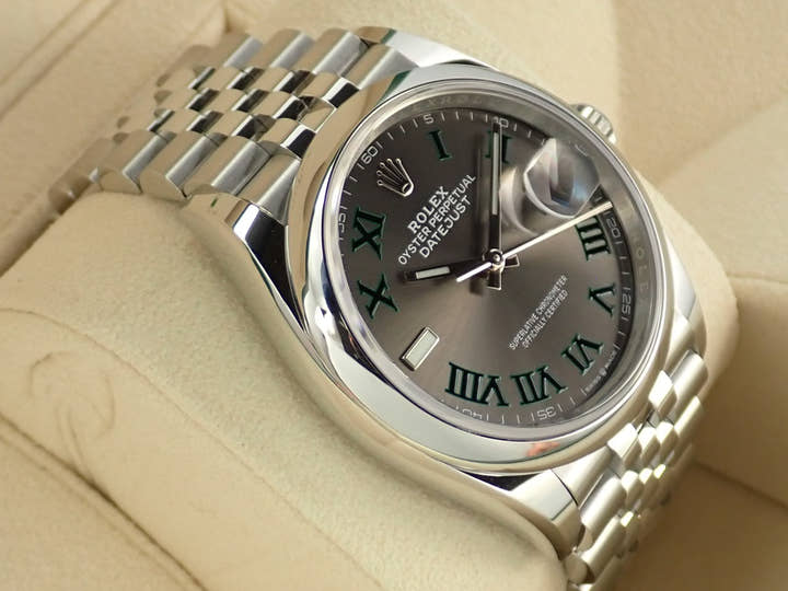 ロレックス デイトジャスト36 Ref.126200 ステンレススチール スレート文字盤 ジュビリーブレスレット