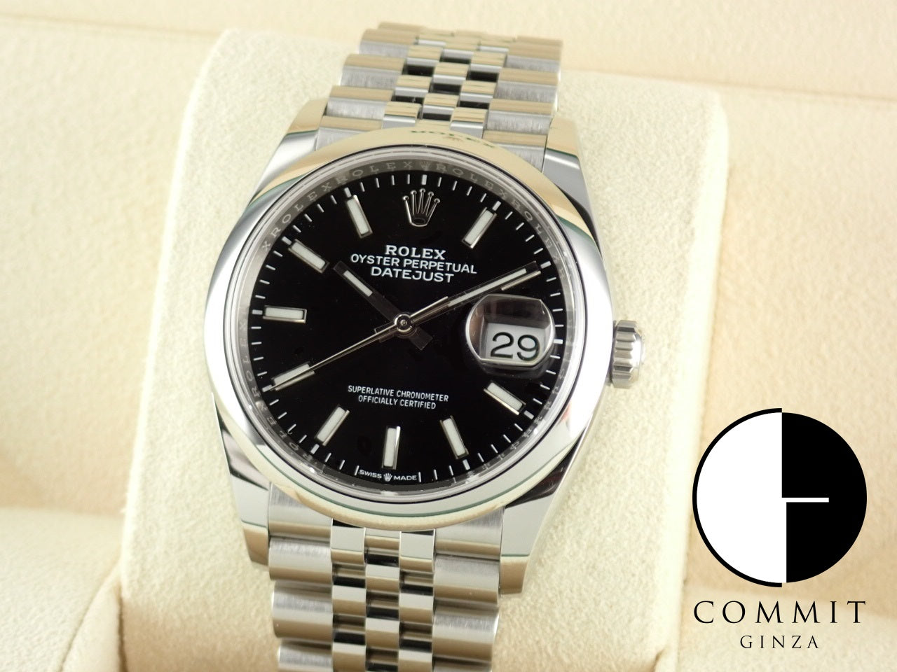 Rolex Datejust 36 Black Bar Dial &lt;Warranty, Box, etc.&gt;