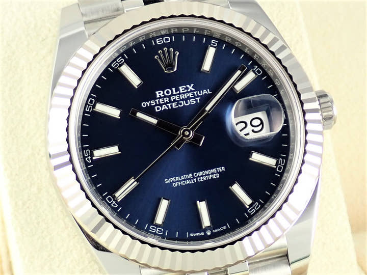 ロレックス デイトジャスト Ref.126334 ブルーバー文字盤 極美品 datejust-188-2 ジュビリーブレスレット