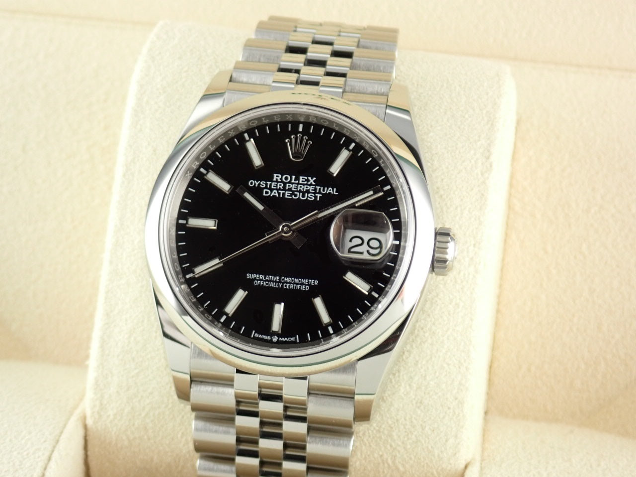 Rolex Datejust 36 Black Bar Dial &lt;Warranty, Box, etc.&gt;