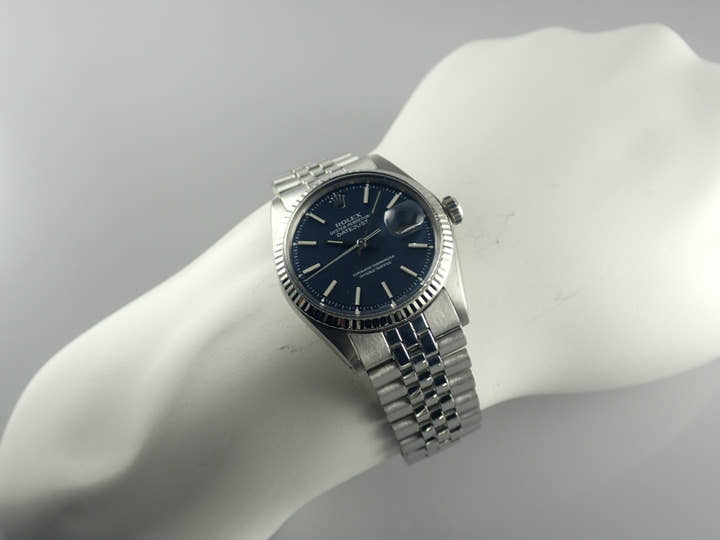 ロレックス デイトジャスト Ref.1601/4 ネイビー文字盤 中古 datejust-189 ジュビリーブレスレット
