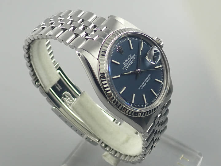 ロレックス デイトジャスト Ref.1601/4 ネイビー文字盤 中古 datejust-189 ジュビリーブレスレット
