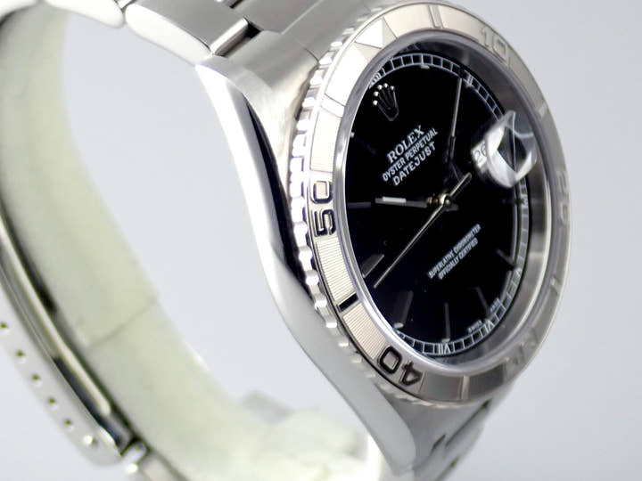 ロレックス デイトジャスト Ref.16264 ブラック文字盤 中古 datejust-192