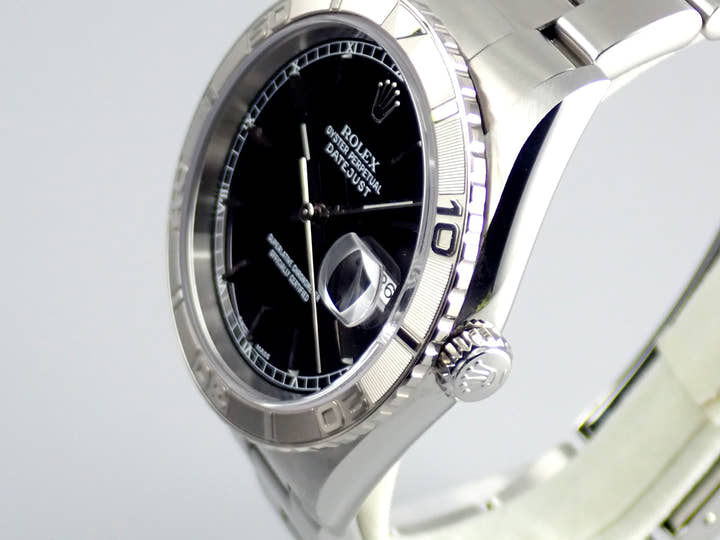 ロレックス デイトジャスト Ref.16264 ブラック文字盤 中古 datejust-192