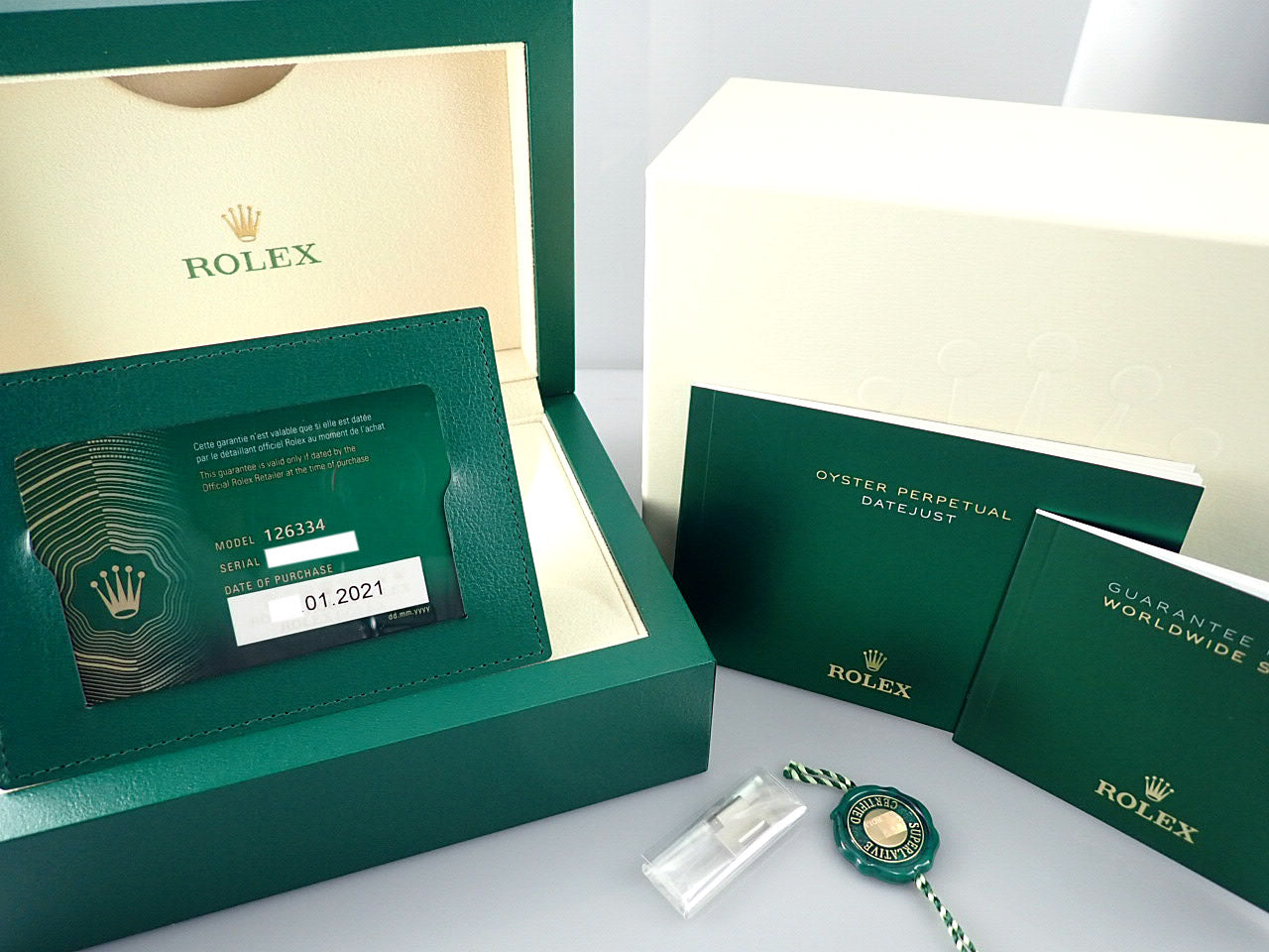 Rolex Datejust 41 Slate Grey Green Roman Dial [Excellent Condition] &lt;Warranty, Box, etc.&gt;