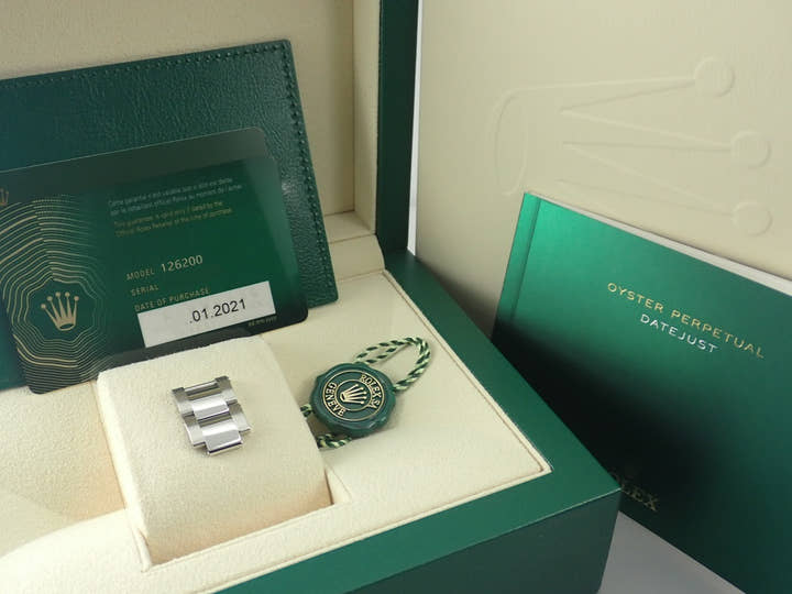 ロレックス デイトジャスト36 Ref.126200 シルバー文字盤 中古 datejust-194