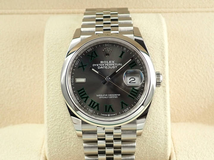 ロレックス デイトジャスト36 Ref.126200 ステンレススチール スレート文字盤 ジュビリーブレスレット