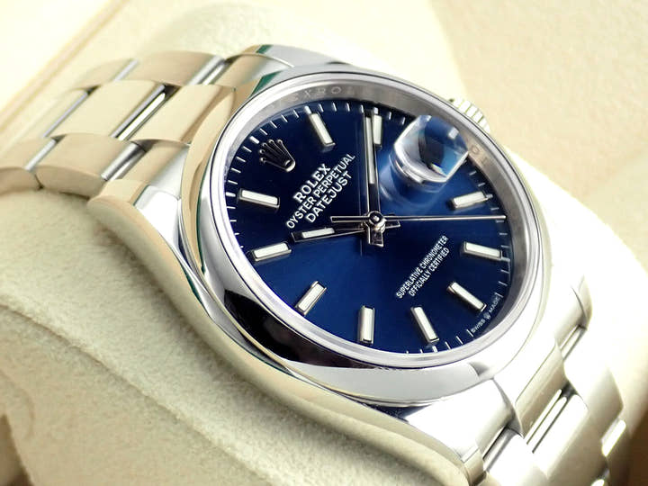 ロレックス デイトジャスト Ref.126200 ブルーバー文字盤 未使用 datejust-199