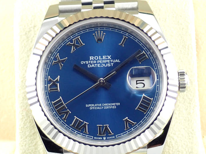 ロレックス デイトジャスト Ref.126334 ブルーローマン文字盤 中古 datejust-200 ジュビリーブレスレット