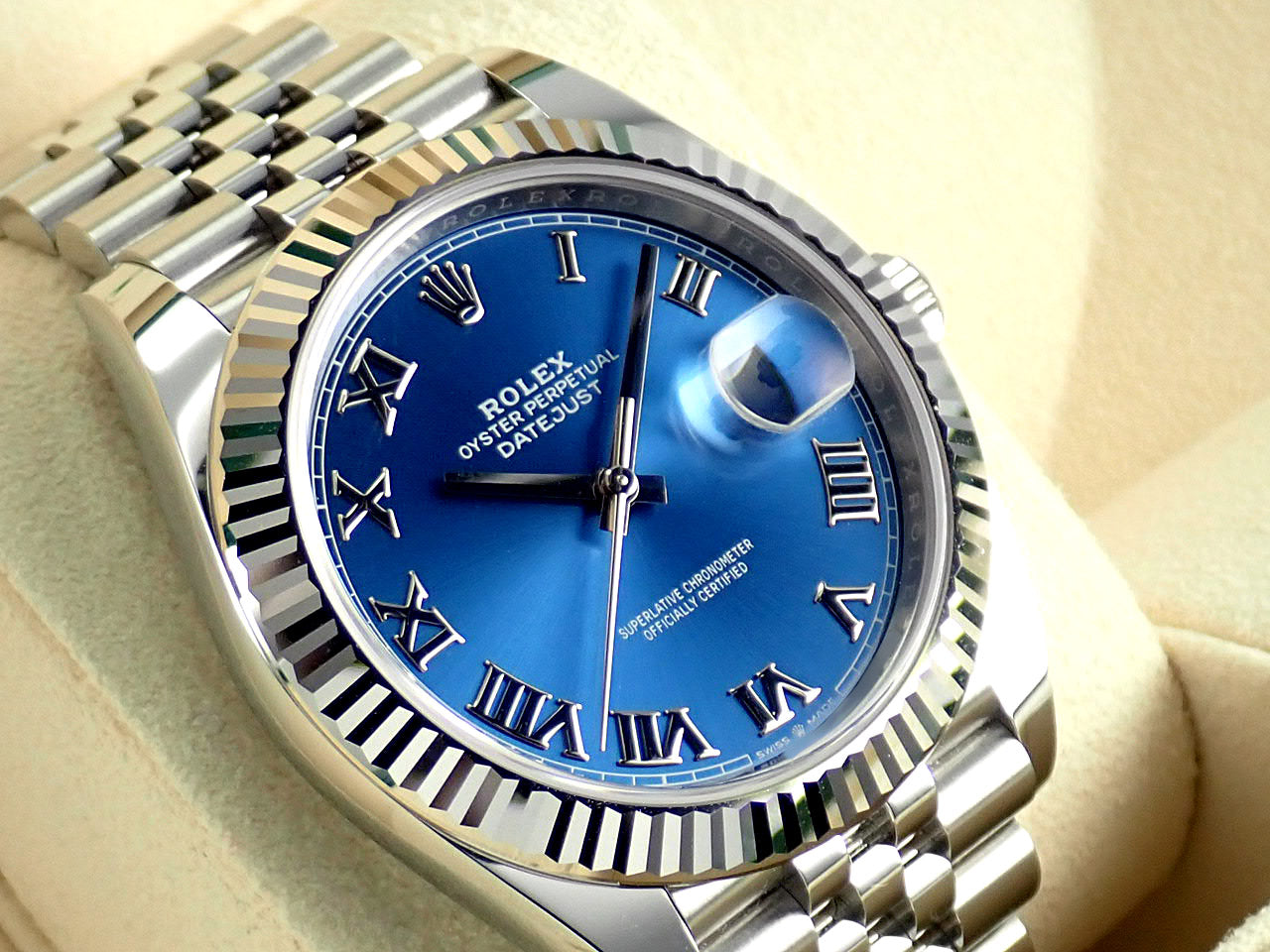 Rolex Datejust 41 Blue Roman Dial Ref.126334