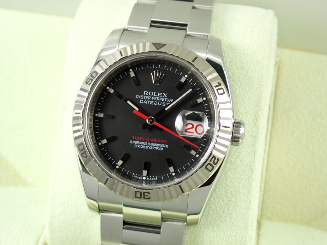 Rolex Datejust Turn-O-Graph Black Dial &lt;Warranty, Box, etc.&gt;