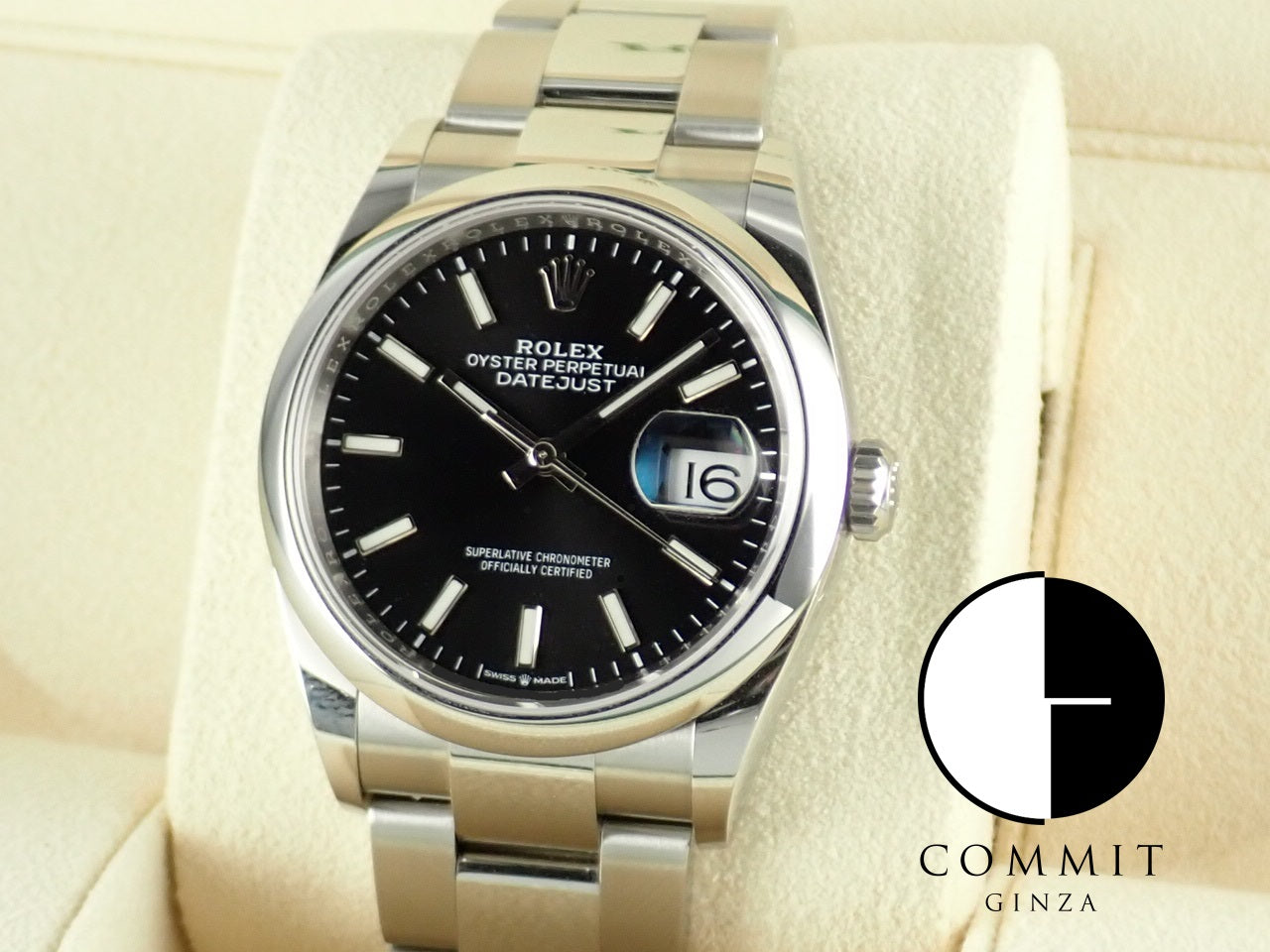 Rolex Datejust 36 Black Dial [Good Condition] &lt;New Warranty Card, Box, etc.&gt;