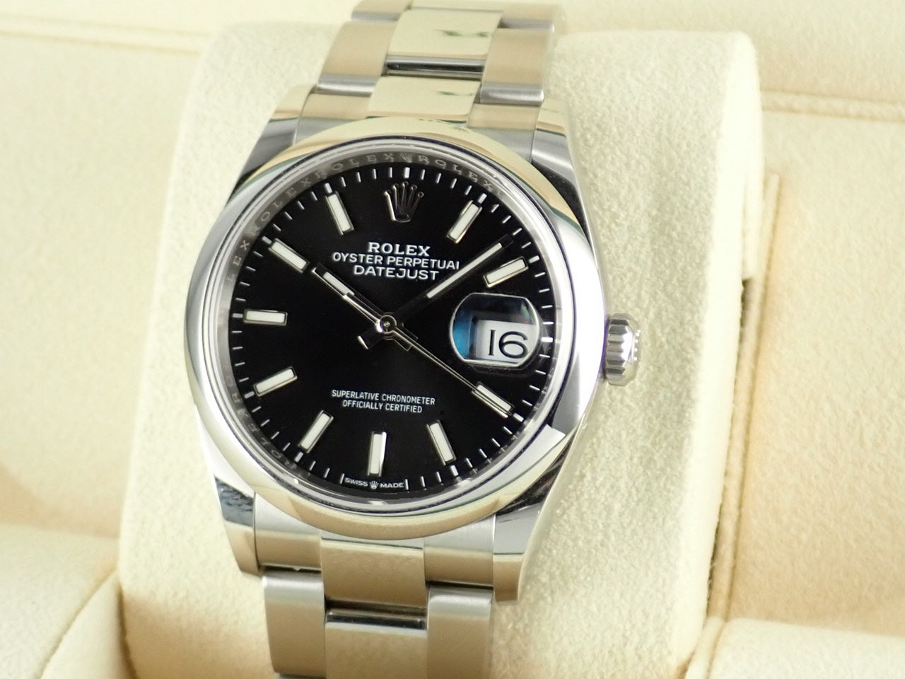 Rolex Datejust 36 Black Dial [Good Condition] &lt;New Warranty Card, Box, etc.&gt;