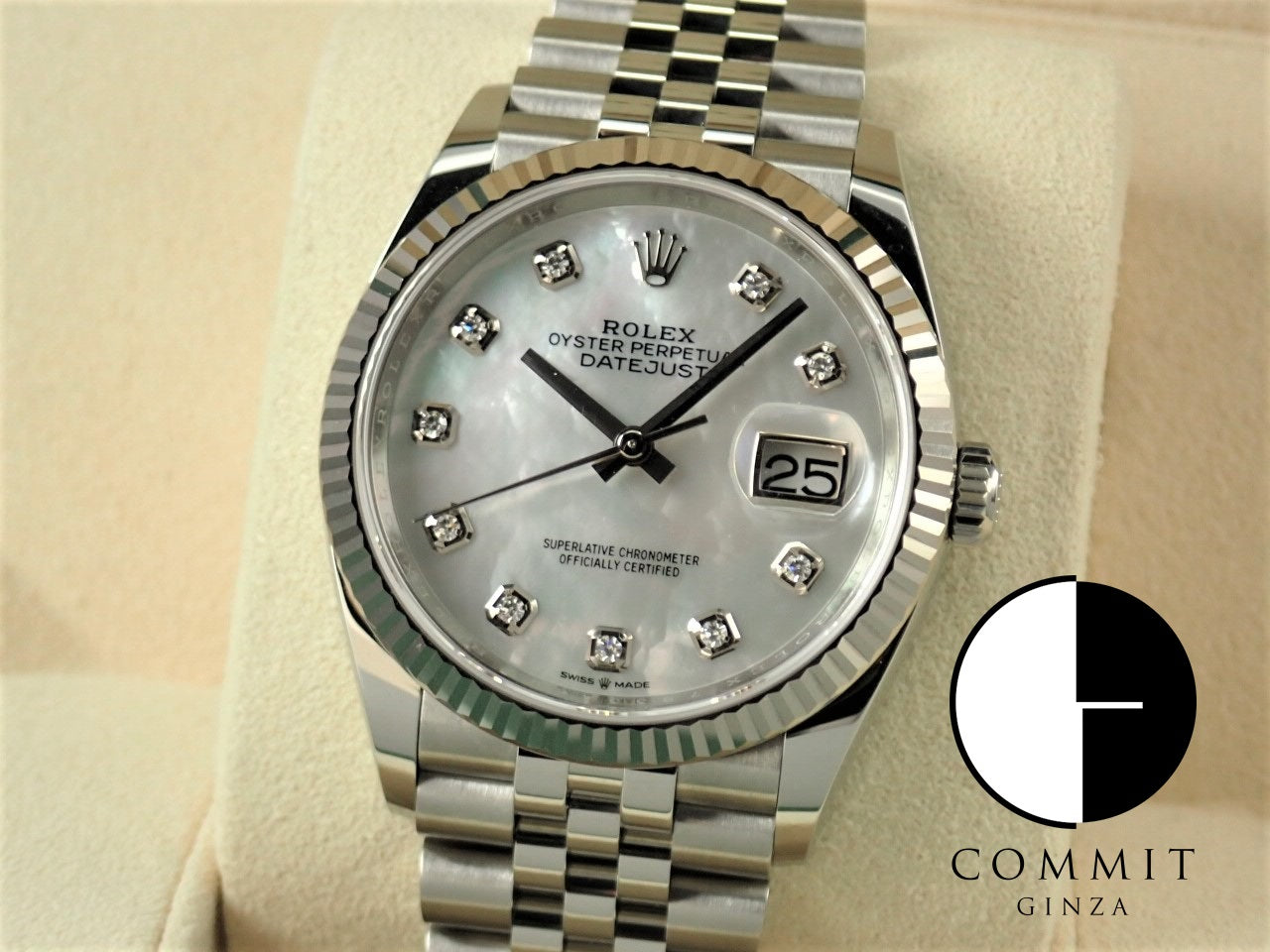 Rolex Datejust 36 Shell 10P Diamond &lt;Warranty, Box, etc.&gt;