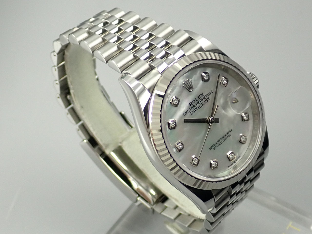 Rolex Datejust 36 Shell 10P Diamond &lt;Warranty, Box, etc.&gt;